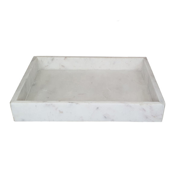 Wrought Studio Christhopher Marble Ottoman Tray Wayfair